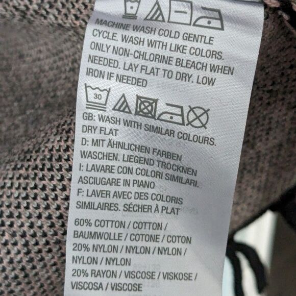 Isaac Mizrahi Live! Women's sz XS Fringe Black/Pink Floral Open Cardigan Pockets - Picture 8 of 9